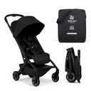 Joolz Aer2 Lightweight Travel Stroller for Baby & Toddler – One-Hand Fold, Compact Carry-On Airplane Approved, Reclining Seat, UPF 50+ Canopy, Travel Pouch, Baby Net – Space Black