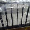 35-55" No Bottom Bar Baby Gates for Stairs, 39" Extra Tall Child Safety Gate with Auto Close Large Walk Thru Door, Hardware Mount Dog Gate Pet Gate for The House Doorways, Indoor Outdoor use