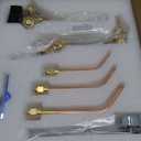 RX WELD Medium Oxygen & Acetylene Torch Kit  12 Pcs Welding Cutting Torch Kit, with Check Valves