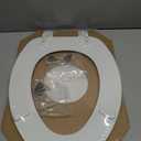 Bemis 1400TTA Economy Durable Wood Toilet Seat, Made in USA, Elongated, White