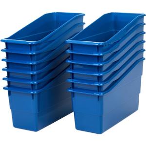 Really Good Stuff Durable Book And Binder Holders - 12 pack (Blue)