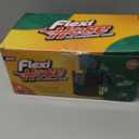 Flexi Hose with 8 Function Nozzle, 50FT - Lightweight Expandable Garden Hose, No-Kink Flexibility, 3/4 Inch Solid Brass Fittings and Double Latex Core - Green