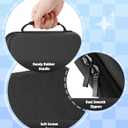 MoKo Carrying Case for Nintendo Switch 2(2025), Protective Hard Shell Portable Travel Carry Case Pouch holds 10 Cartridges with Pockets for Switch 2 Accessories and Games, Black