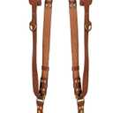 JUSTHERE Camera Harness, Dual Camera Harness for Photographers, Leather Camera Strap for Two-Cameras for DSLR/SLR Strap (Brown)