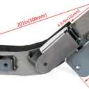 ECOTRIC Rear Trail Arm Frame Rust Repair Compatible with 1997-2006 Jeep Wrangler TJ LH (Driver Side)