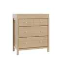 Storkcraft Horizon 3 Drawer Chest with Removable Changing Topper (Driftwood)  GREENGUARD Gold Certified Nursery Dresser, Kids Storage Chest with Organizer, Durable and Stylish 3-Drawer Design