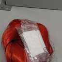 MOSINA Red Bob Wig - Short Red Straight Bob Wigs with Bangs for Women, Colorful Short Hair Wig, Cute Synthetic Wigs for Cosplay, Daily, Halloween (12 Inch)