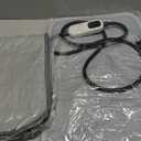 Dog Heating Pad Pet Heating Pad for Dogs Smart Thermostat Switch Adjustable 9 Levels Bite Scratch Proof Timer Short Plush Heated Cat Dog Bed Home