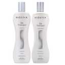 BioSilk Silk Therapy Duo Set, Shampoo & Conditioner for Gentle Cleansing, Moisturizing & Shiny Hair, Smooth, Replenished Hair, SulfateFree, ParabenFree, CrueltyFree, 12 Oz Each (Pack of 2)