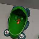 Cute Frog Standing Potty Training Urinal for Boys Toilet with Funny Aiming Target - Blackish Green