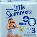 Huggies Little Swimmers Disposable Swim Diapers, Size 3 (16-26 lbs), 20 Ct (Small)
