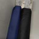 46 Inch Compact Umbrellas for Rain - Travel Small Umbrella - Automatic Folding Umbrella - Windproof Portable Umbrella, Double 10-rib ((2 pack)black+blue)