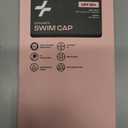 COOLMATE Fabric Swim Cap for Women, Men & Kids – Silicone Water Resistant Layer, Lightweight Cloth Cap for Pool & Lap Swimming – Non-Slip Comfortable Fit, Gift for Swimmers (2 Pack) Size М, Black and Pink