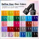 27 Colors Nail Polish Kit with U V Light, U V LED Nail Dryer Lamp Curing Gel Nail Polish Set Popular Gel Polish Set DIY at Home, Nail Manicure Tools