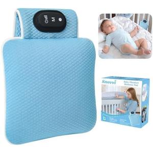 Smart Vibrating Mat for Fussy Babies: 4 Custom Modes to Soothe & Promote Sleep | Portable Baby Sleep Aid with Washable Cover