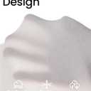 ZESICA Long Sleeve Shirts for Women Ribbed Knit Off Shoulder Slim Fit Going Out Tops Outfits 2026 Trendy Fashion Clothes (White)