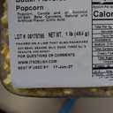 It's Delish Gourmet Butter Popcorn, 6 Oz Reusable Jumbo Container Jar | Vegan Butter Flavored Popcorn | Air Popped Pop Corn Healthy Snacks | Gluten Free, Non-Dairy, Vegan, Kosher, Yellow, White (16 Ounce (Pack of 1)), Best By:17/JUN/27