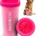 Dexas MudBuster Portable Dog Paw Cleaner, Pink Large Pet Supplies and Accessories