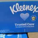 Kleenex Trusted Care Facial Tissues, 8 Flat Boxes, 200 Tissues per Box