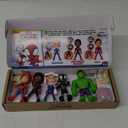 Spidey and his Amazing Friends Marvel Hero Reveal Multipack with Mask-Flip Feature, 4-Inch Action Figure Toys, Kids 3+