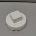 Fitvell 2-1/2" NPT Thread Male PVC Cleanout Plug, PVC Pipe End Cap for Plumbing Water Line