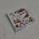 25 Sheets Christmas Rub on Transfers Stickers for Crafts and Furniture Decor Xmas Tree Santa Gnome Transfers Vintage Christmas Decals for Wood Fabric Home DIY, 5.9 x 5.9 (Santa Claus)