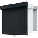 SHADEMOON Blackout Cordless Roller Shades for Windows,Free-Stop System Blind with Valance,Pull Down Room Darkening Indoor Shades,Thermal Insulated UV Blocking Fabric,Home Office(Black,13" W x 72" H)