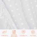 Princess Bed Canopy for Girls - Crib Canopy for Bed - Mosquito Net for Bed, Kids Bed Canopy with Princess Room Decor for Girls Bedroom,Children's Reading Room Decor (White)