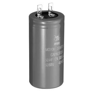 PATIKIL Motor Start Capacitor, CD60, 50uf 300V 50/60Hz, Aluminum Shell, Round Shape, Running Capacitor for Air Conditioners, Electric Motor Starts