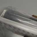 LazBlinds No Drill Cordless Zebra Blinds for Indoor Windows, Dual Layer Light Control Roller Shades for Day and Night, Light Filtering Sheer Shades for Home, 22" W x 48" H, Grey