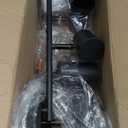 5 Light Track Lighting Fixtures Ceiling, Matte Black Kichen Track Lighting, Rotatable Light Heads, Adjustable Modern LED Track Lights for Kitchen/Living Room/Hallway/Bar,GU10 Bulb Not Included