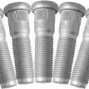 5PCS Wheel Studs M14x1.5 Lug Stud 57mm Bolt Compatible with 2011-2024 Tesla Model 3 S X Y Jeep Wrangler Grand Cherokee Dodge Durango & 2012-2021 Ram 1500 4000 6509858AA