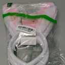 Beistle Soft-Touch Bunny Ears Headbands, 4-Pack  Plush Fabric Rabbit Ear Accessories on Snap-On Headbands, White and Pink Costume Props for Spring, Easter, Egg Hunts and Themed Parties, Adult Size