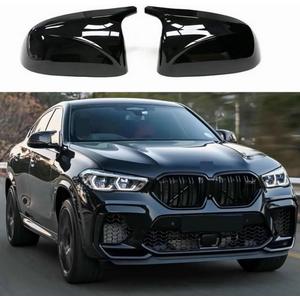 M Style Wing Mirror Cover Caps Replacement for BMW X5 G05 X6 G06 X3 G01 X4 G02 Accessories,2PCS Gloss Black M Performance Sport Side View Mirror Housings
