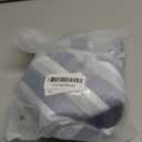 AOFOTO Navy Blue and White Stripe Shower Curtain Farmhouse Style Striped Line Bathroom Curtains Waterproof Fabric Machine Washable with 8 Hooks Modern Fashion Simple Bathroom Curtain 47x70 Inch