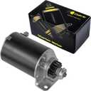 Caltric Starter Compatible with John Deere 20 20Hp All L111 L-111 X330 Z225 Z235 Z255 Z525 Z535 Z665 B&S / 16 Teeth Improved Steel Gear