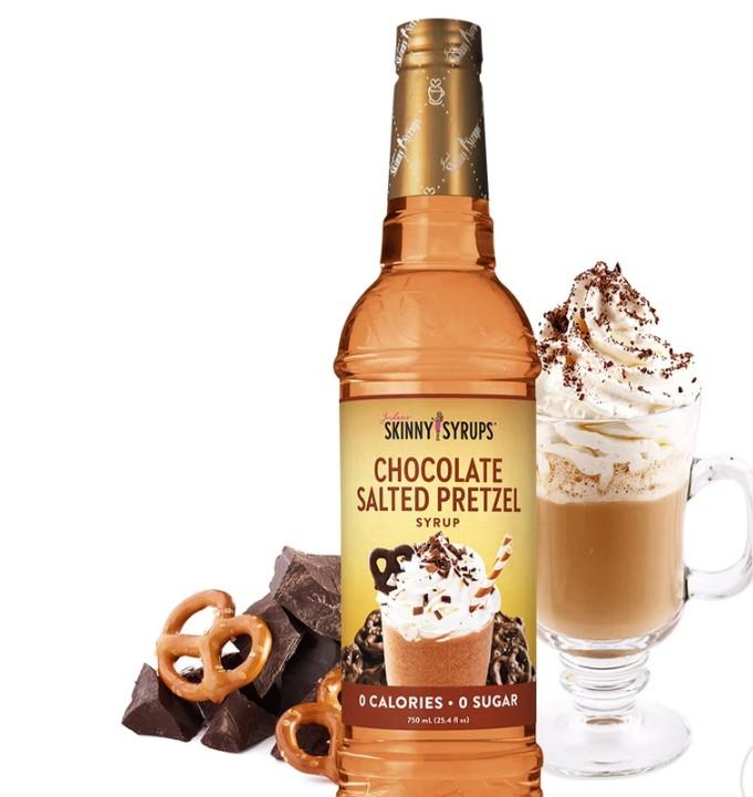 Sugar Free Chocolate Salted Pretzel Syrup Pack Of 2, EXP: 06/06/2026