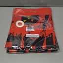 4 x Halloween Decorations Outdoor Yard Banner Haunted Graveyard Scene Happy Halloween Banner Pumpkin Witch Hat Ghost Bat Backdrop 118x20 Inch for Fence Porch Garden Wall Party Decor