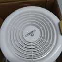 YUDEBAO 6 Inch Quiet Bathroom Exhaust Fan 110 CFM, Wall Mount Vent Fan with Plug for Kitchen, Pet Room, Attic, Garage Ventilation, White (APC15-3)