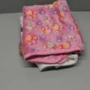 Luciphia 1 Pack 3 Blankets Super Soft Fluffy Premium Fleece Pet Blanket Flannel Throw for Dog Puppy Cat Paw Brown/Pink/White Medium(30x20 inch)