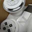 32 Inch Modern Ceiling Fans with Lights, Small Flush Mount Ceiling Fan with Light