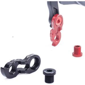 Extra Long MTB Road Bike Rear Derailleur Hanger Extender Extension with M10 Screw for 34-52T Cassette Kit (Black)