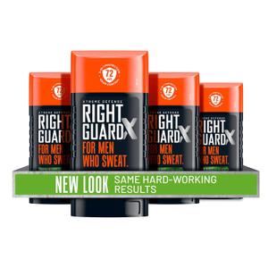 Right Guard Xtreme Defense Invisible Solid Antiperspirant & Deodorant ,72-Hour Odor Control,Fresh Blast Scent, 2.6 oz. (4 count) (2.6 Ounce (Pack of 4))