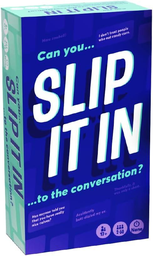 Gray Matters Games Slip It in | Quick to Learn & Play | Fun Party Game for Adults Ages 17+ | Perfect for Any Occasion