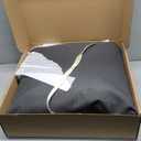 BADESOFA Luxury Bath Pillow M - Lusciously Soft & Comfortable Tub Pillow for Bathtub - Washable & Quick-Drying Bath Back Pillow - Non-Slip Full Body Tub Pillow - Luxury Spa Cushion in Charcoal