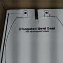 KOHLER 4734-RL-0 Rutledge ReadyLatch Soft Close Elongated Toilet Seat, Quiet-Close Lid Grip-Tight Bumpers, Installation Hardware, Home Essentials, White