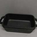 GRMImosa 2 in 1 Cast Iron Bread Loaf Pan with Lid, Loaf Pans for Baking Bread 9x5 Inch, Even Heat Distribution for Meatloaf, Homemade Bread