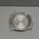 Stainless Steel Cat Bowls,Whisker Friendly Shallow Cat Dishes for Food and Water,Non-Slip Silicone Bottom,Heavy Duty,Replacement Kitten Metal Plate for Elevated Stands,6 Pack