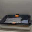 XXXL Stainless Steel Litter Box with Lid, Extra Large 28" Lx20 Dx18.1 H Litter Box for Big Cats, Enclosed Jumbo Metal Litter Boxes with Removable Cover & Footboard, Anti-Leakage,Odorless (Dark Grey)