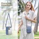 befen Genuine Leather Crossbody Bags for Women, Cell Phone Cross body Purse Bag with RFID Blocking Card Slots
